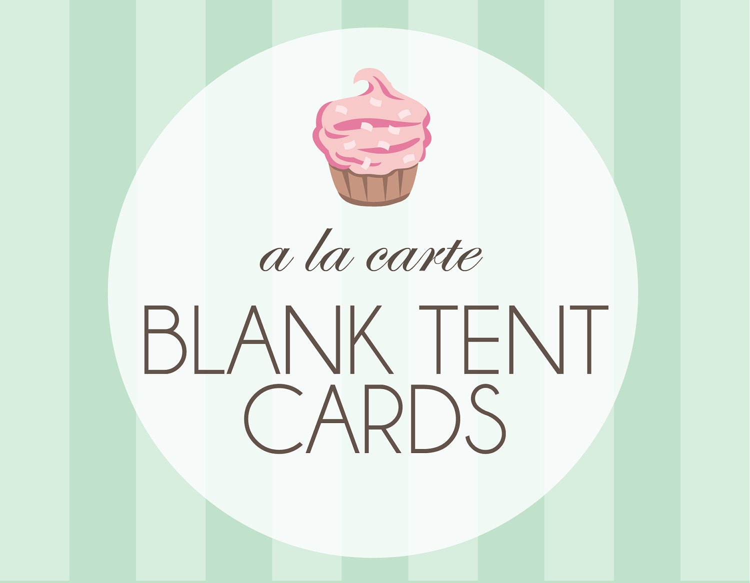 Printable Blank Tent Cards for Labeling Il_570xn