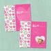 Custom Cute as a Button Pink and Green Birthday Party Invitation