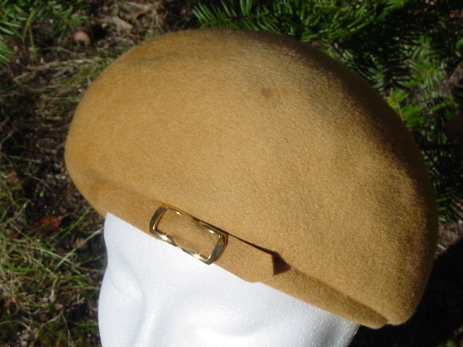 1970s Vintage PEACHFELT  wool hat HENRY POLLACK of Nw Yorik