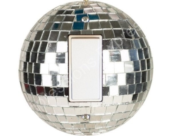 Disco Ball Decora Rocker Switch Plate Cover