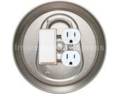 Aluminum Soda Can Double Rocker Switch and Duplex Outlet Plate Cover