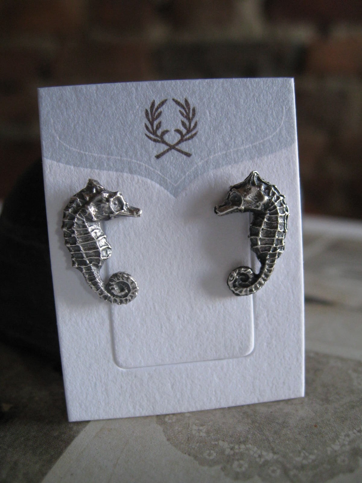 Shiny Little Seahorse Earrings