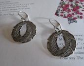 Palm Frond Dangle Earrings