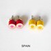 color pencil ear studs, Special Edition - Country Flags (Brizil, Germany, Spain, USA, Canada, UK, AUS, England, Japan)