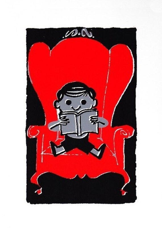 Poster 'Library Boy'