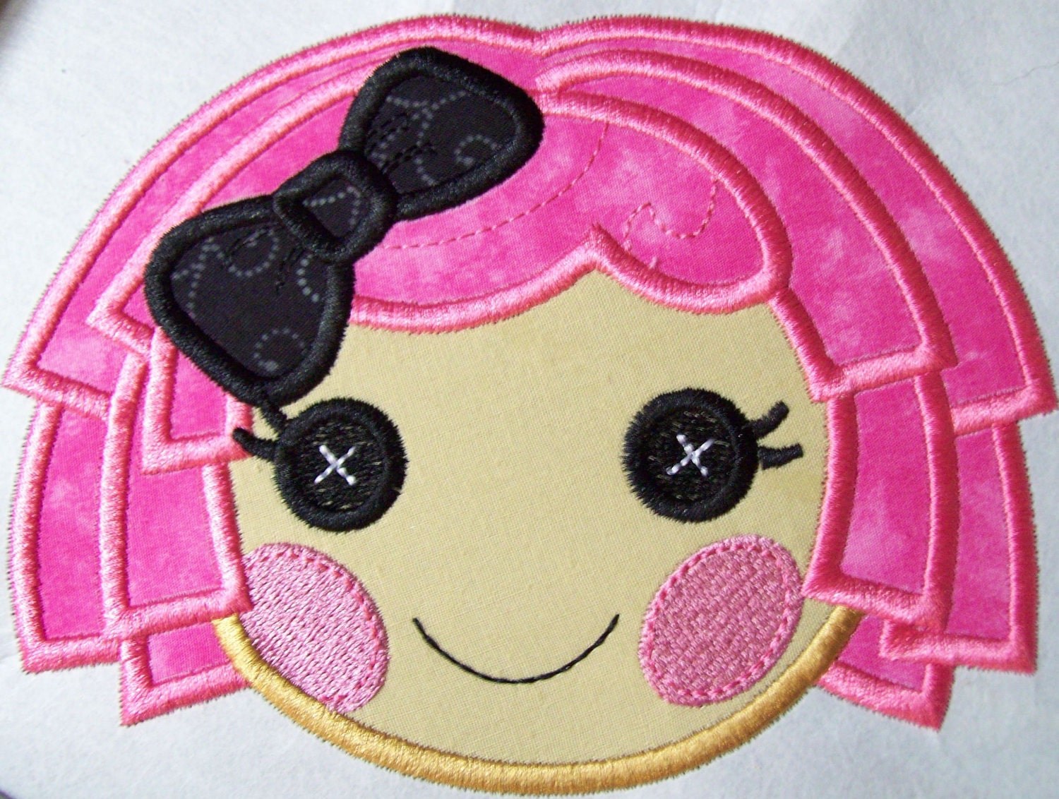 Iron On Applique - Doll  Faces 8795231