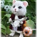 Alice's Wonderland Dormouse OOAK Needle felted Artist Doll