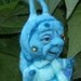The Blue Caterpillar in Alice's Wonderland w his Hookah OOAK Needle felted Artist Doll by Stevi T.