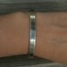 Mens thick cuff hand hammered with secret inscription