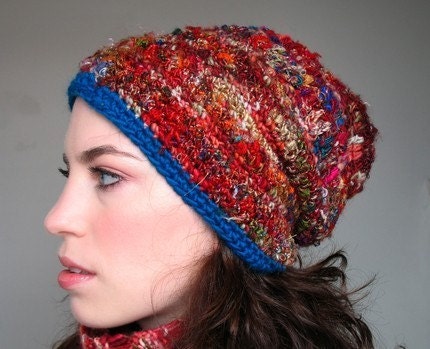 Wandering Souls Hat - Custom Made Sari Silk and Mixed Fiber Hats