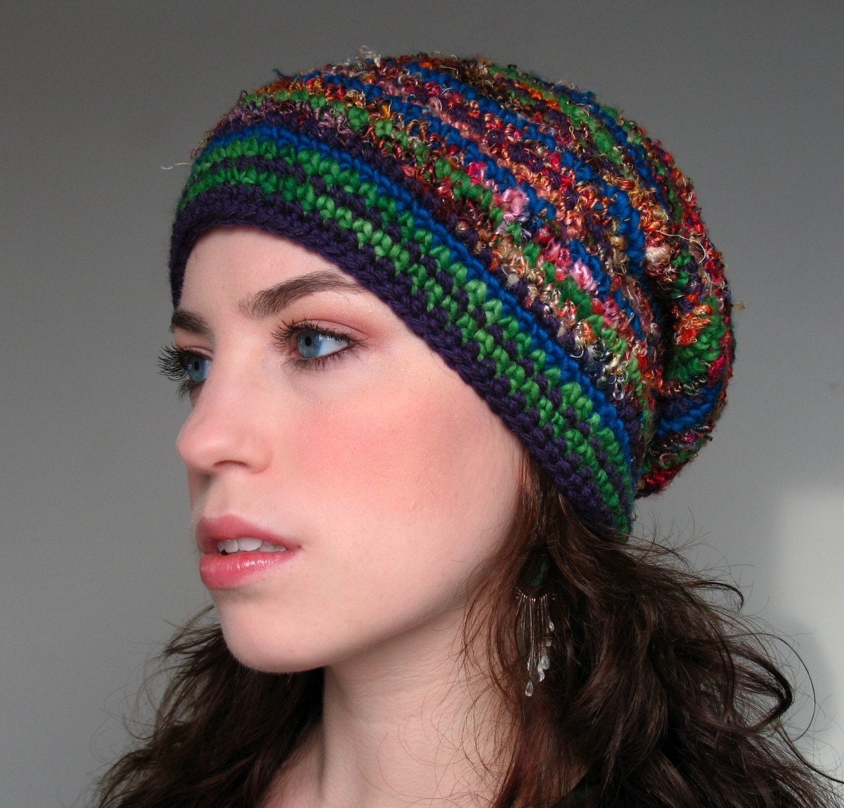 Wandering Souls Hat - Custom Made Sari Silk and Mixed Fiber Hats