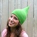 Bright Green Elf Hat for St. Patrick's Day