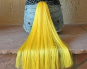 Lady Rainicorn costume tail - clip on costume cosplay tail - Yellow unicorn wig / unicorn / rainbow / adventure time / prince blueblood