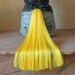Lady Rainicorn costume tail - clip on costume cosplay tail - Yellow unicorn wig / unicorn / rainbow / adventure time / prince blueblood