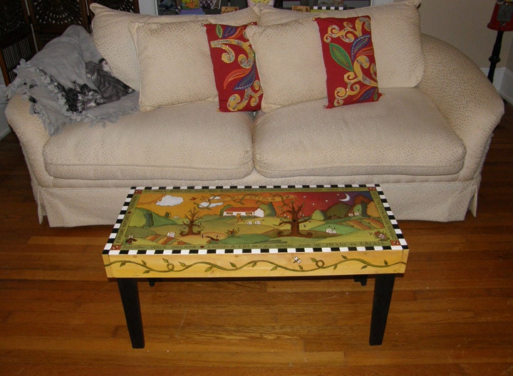 Coffee Table/ Wood table/ Personalized table/ Custom for you