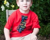 Beatles Mania Tie s/s or l/s Red Shirt - 0/3 mos. - 5T