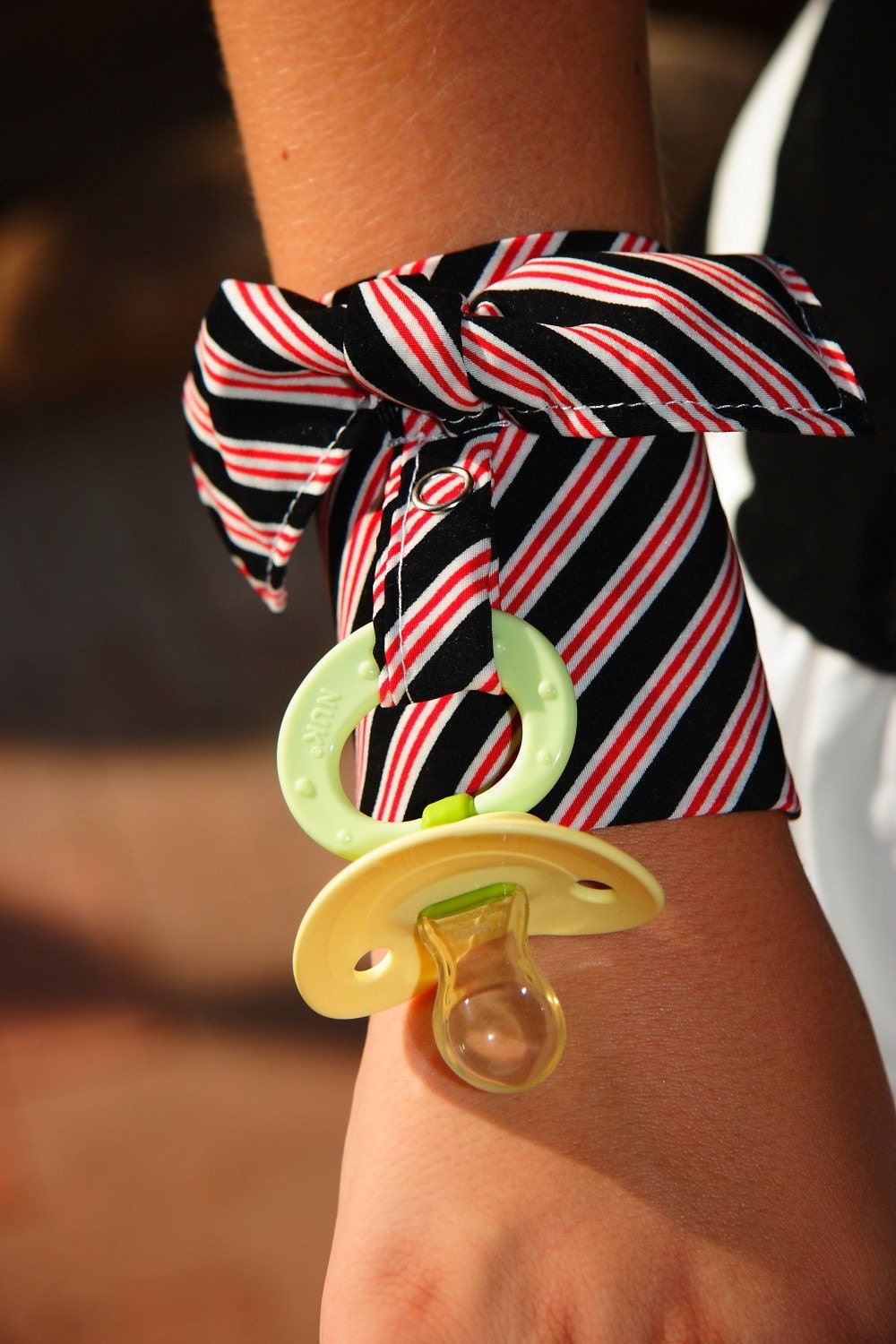 Pacifier Holder-Couture Baby Items-BELLA BINKY BRACELET-or Baby's Armband-Pick Your Style & Color