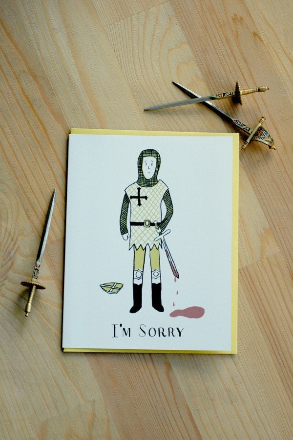 I'm Sorry Card