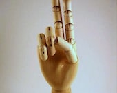 PAIR Wooden Mannequin Display Hands  10 inch SET - Manikin New