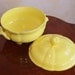 SALE  Luneville Yellow Porcelain Tureen