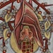 Art Nouveau Fruit Bat Flying Fox Animal Art Print