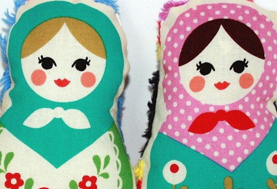 Russian Matryoshka Nesting Dolls - Choose One