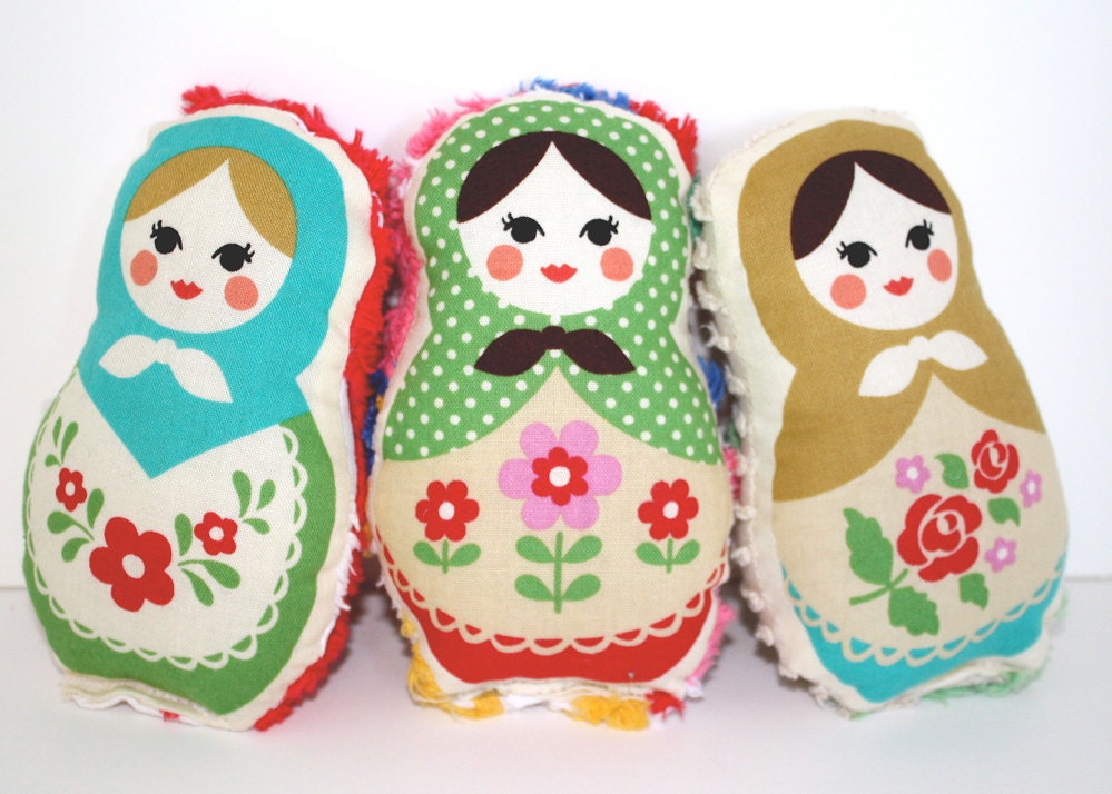 Matryoshka Birthday Party Favors - Set of 8