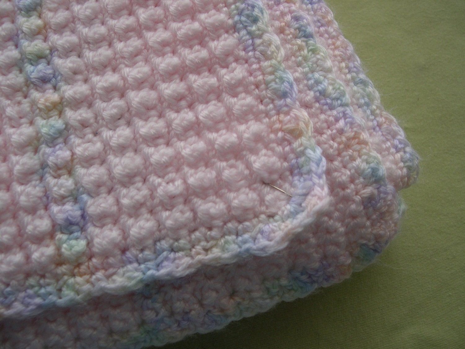 Cotton Candy Crochet Afghan