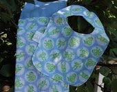 Cool Frog Bib and Burper Set