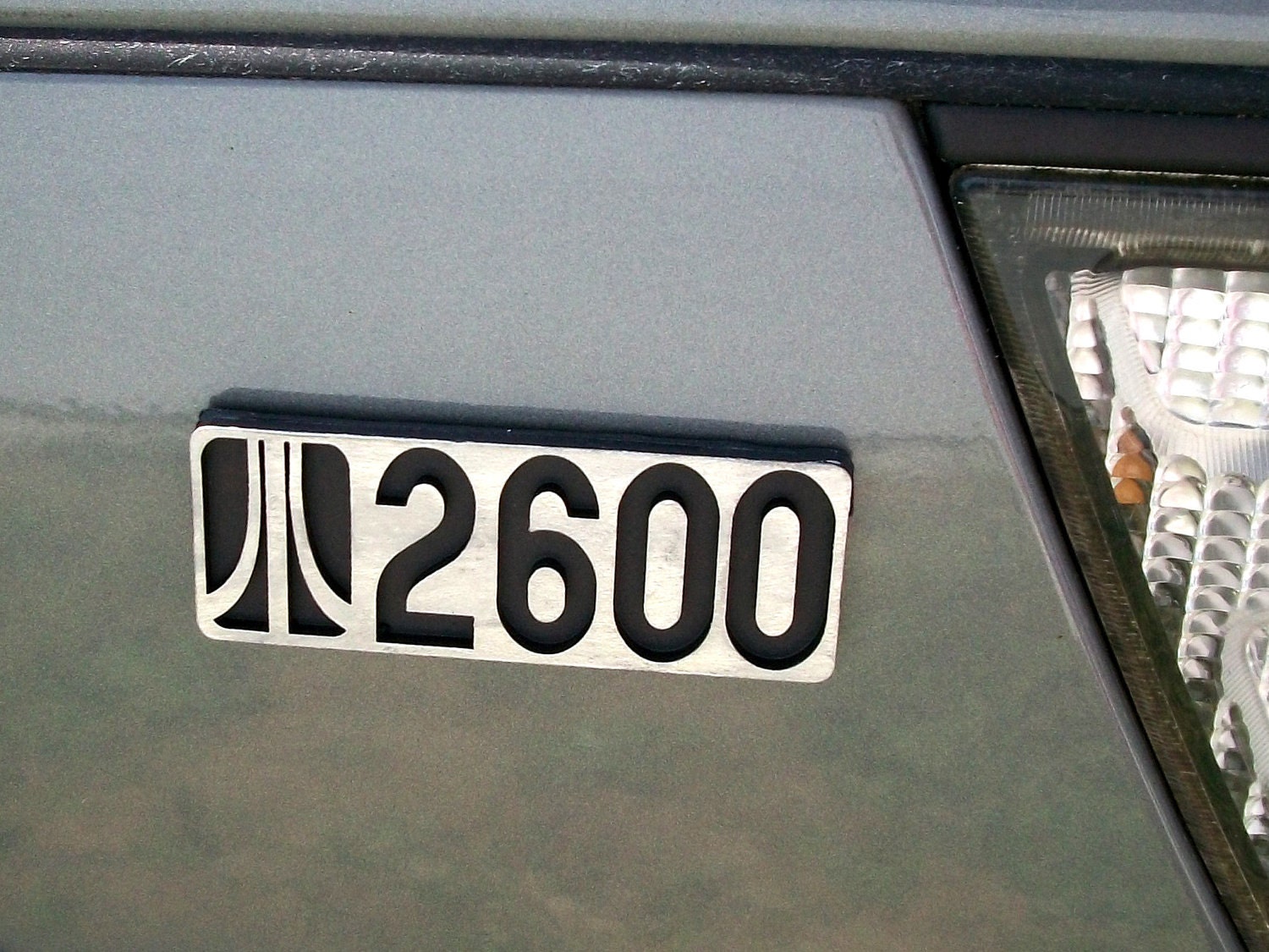 Atari 2600 Custom Car Emblem