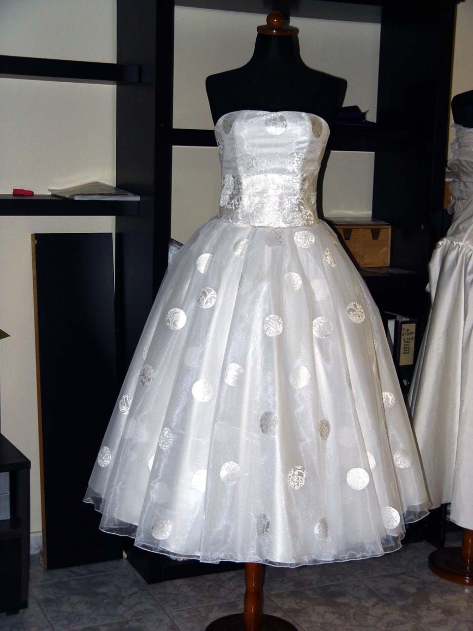 polka dot wedding dresses