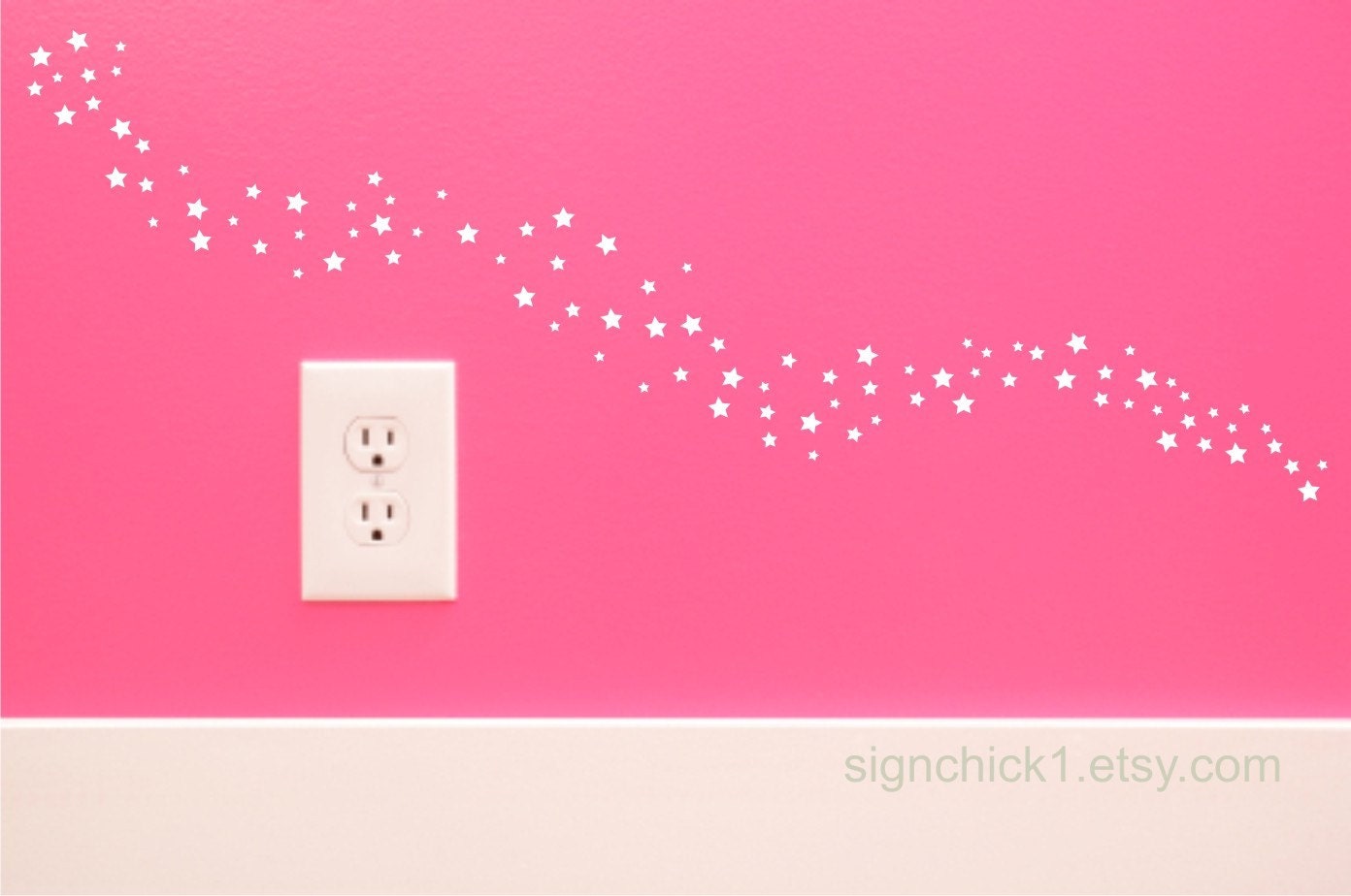 Fairy Dust Stars wall decal