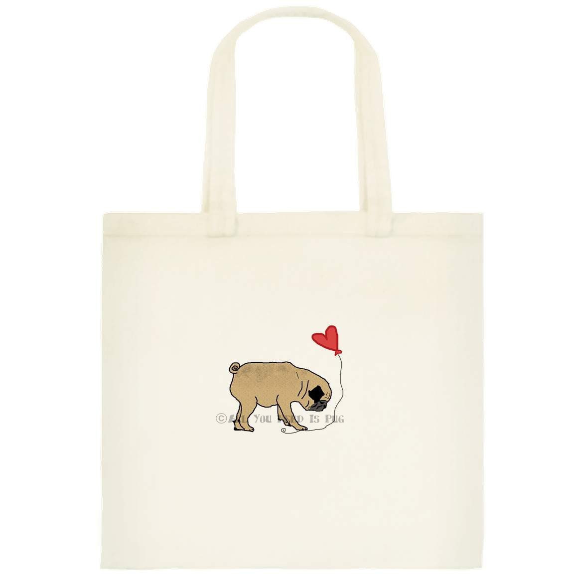 Pug In Love Tote Bag