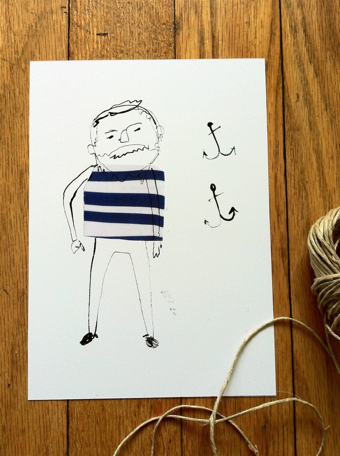 Nautical Ernest Print