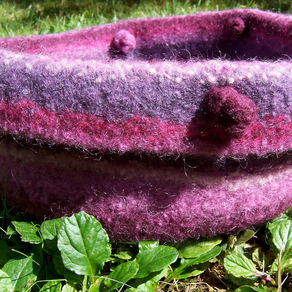 cat or dog bed felted made to order