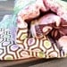 SALE 25% off, Minky Patchwork Quilt, pink brown, soft lush, fresh modern handmade, READY to SHIP