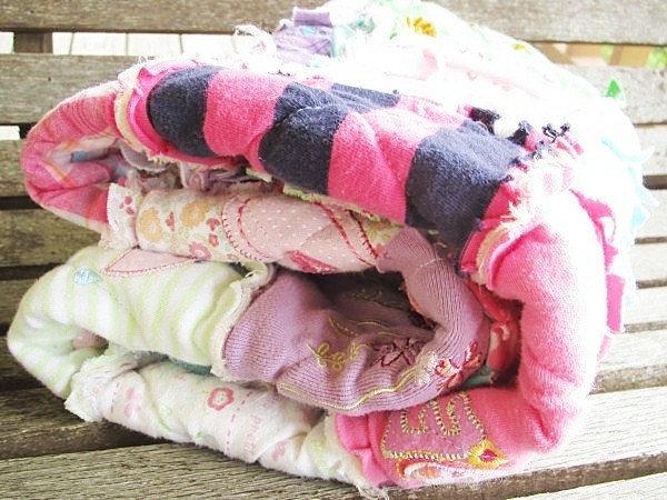 Memory Rag Quilts, made from your baby clothing, ALL NATURAL, heirloom, fresh modern handmade