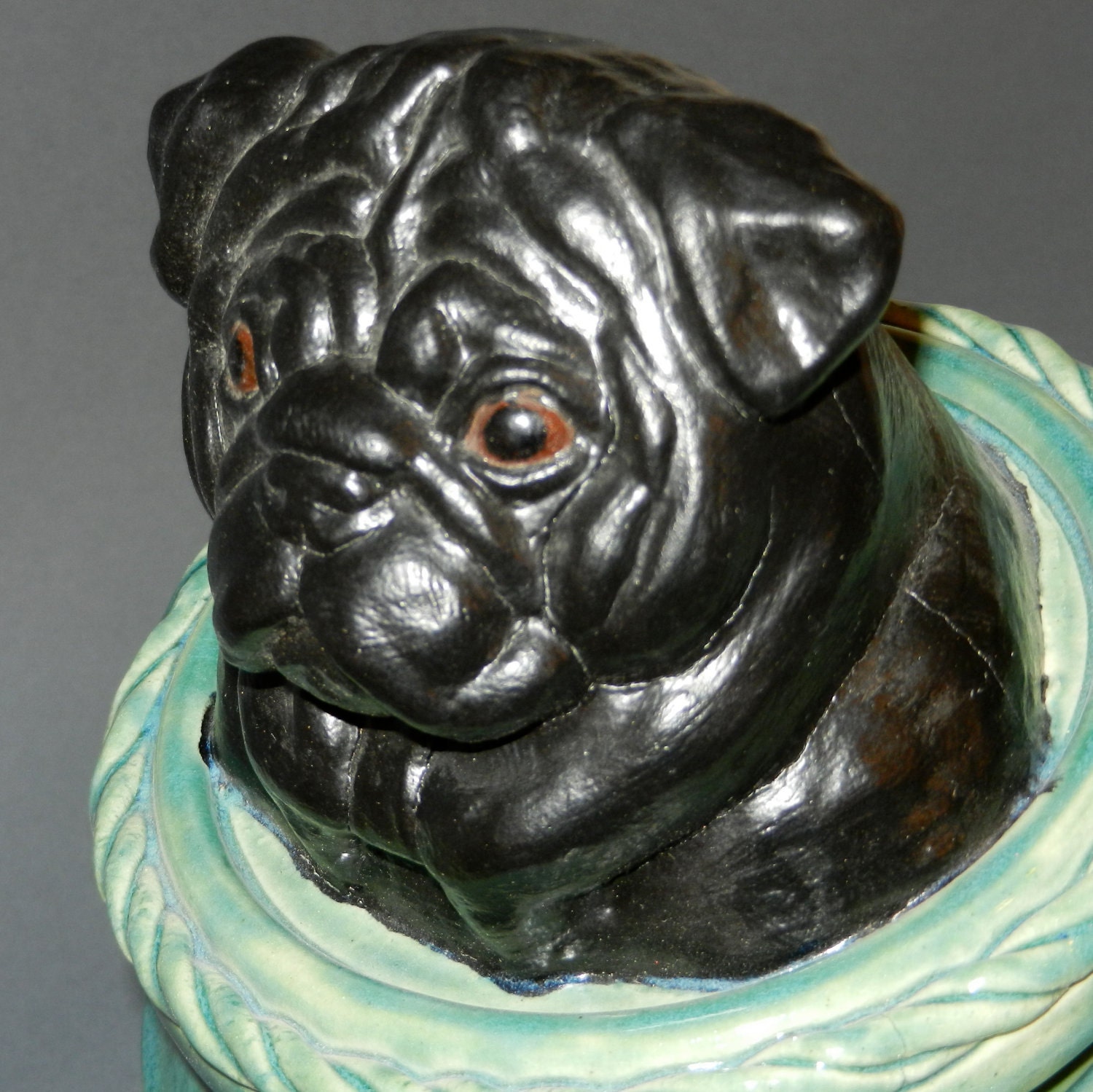 pug cookie jar