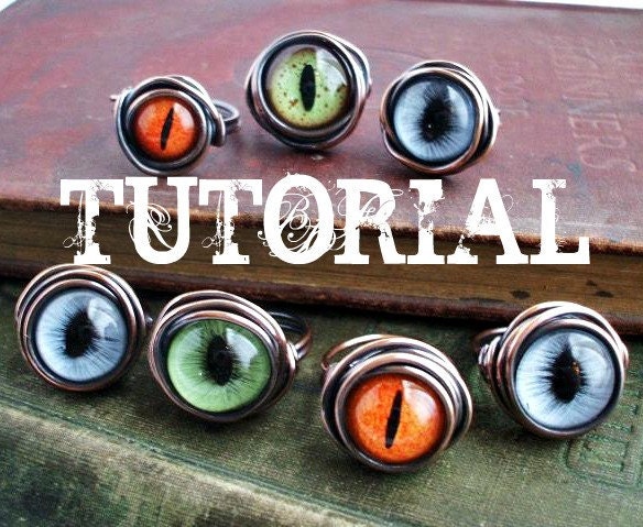 Eye Ring Tutorial.  How To Make An Eye Ring.  DIY.