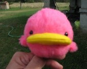 Pink Bird plushie