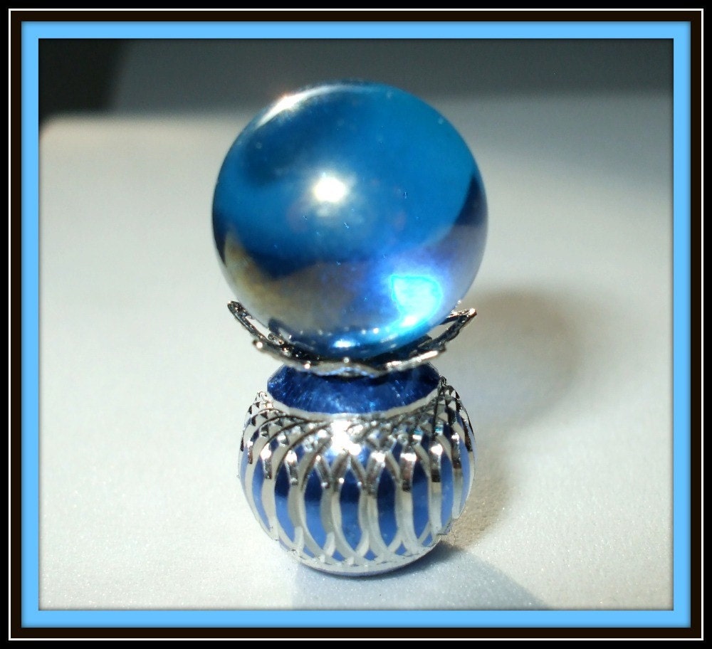 Gothic Witch Wizard Magic Crystalball dollhouse miniature