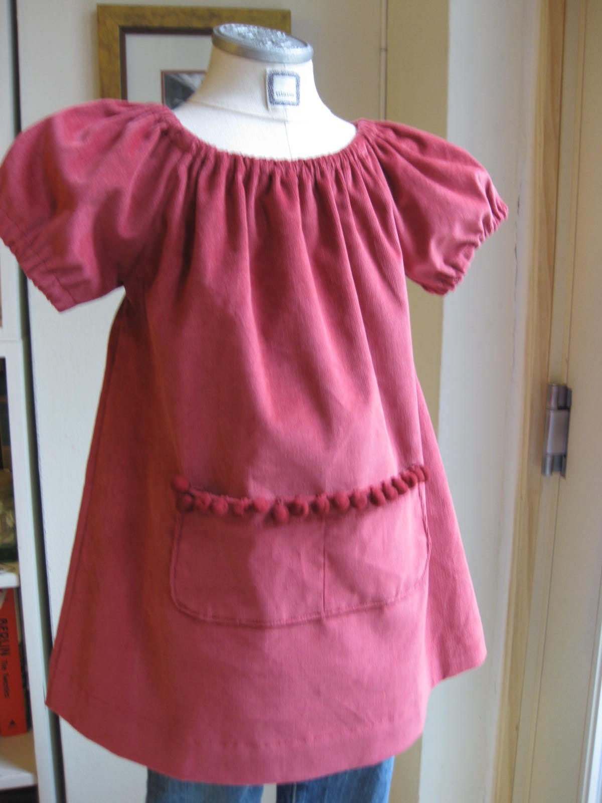 Rose Corduroy Jumper 2T