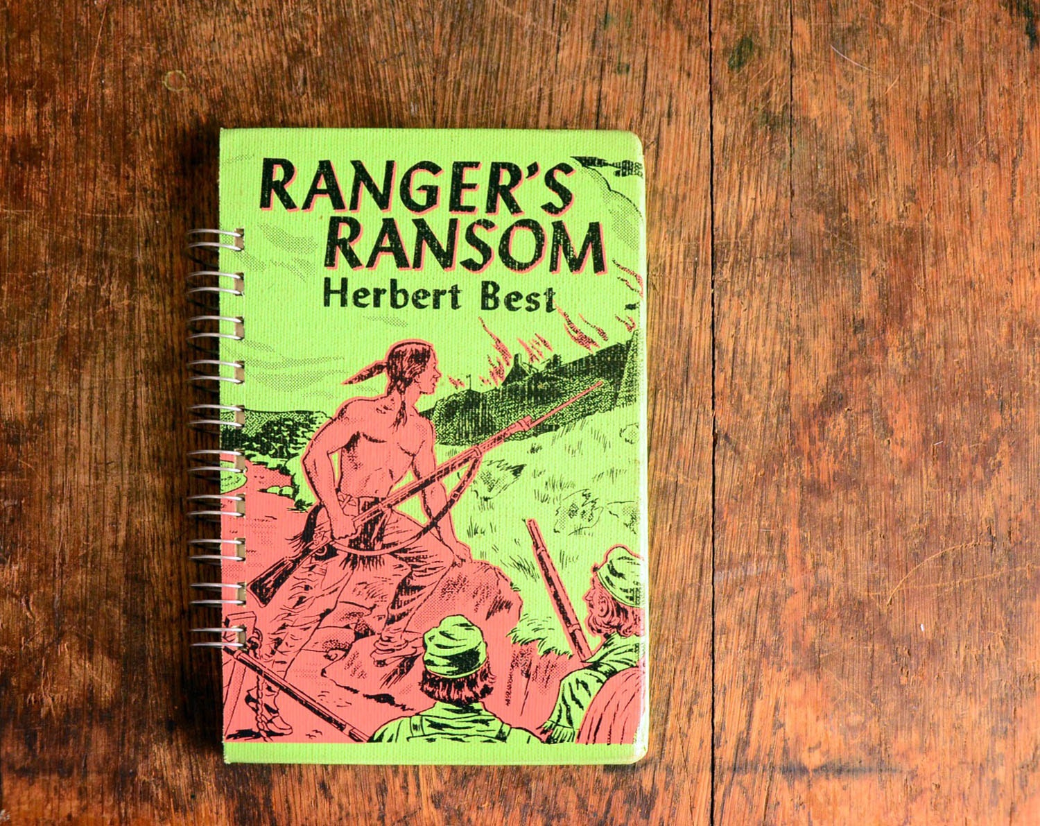 Vintage Book Journal .. Ranger's Ransom