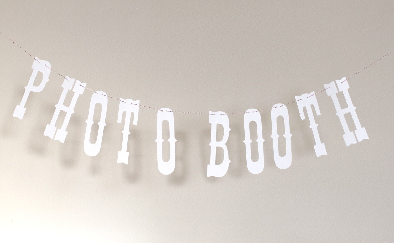 Photo Booth Garland - Photobooth - Photo Prop - Customizable
