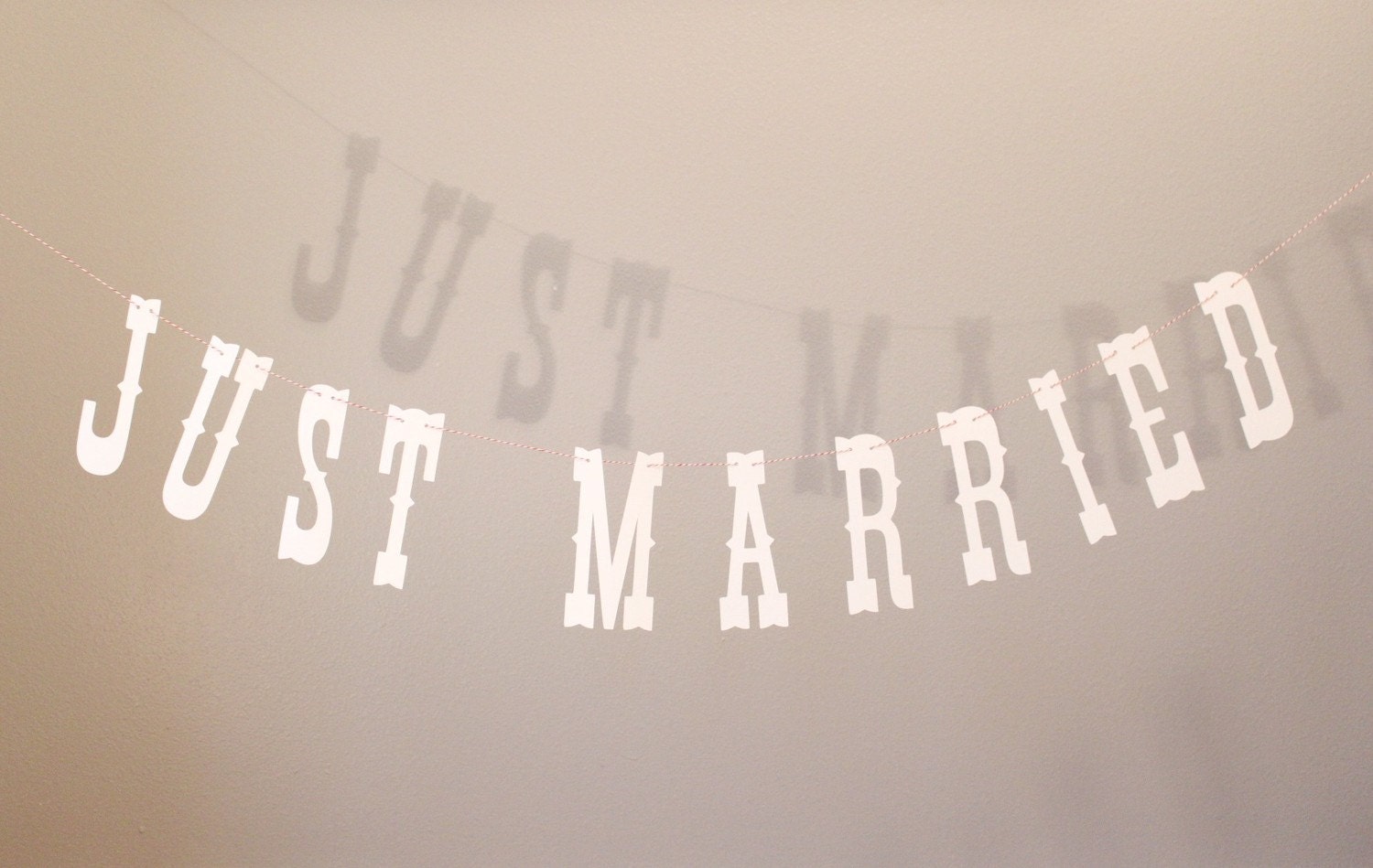 Just Married Banner. Wedding Photos. Photo Booth. Reception Decor