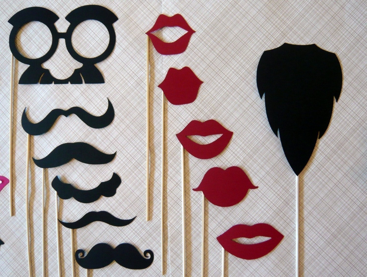 Mustache on a Stick. Photo Booth Props. Photobooth Photo Props- Seventeen Photobooth Party Props