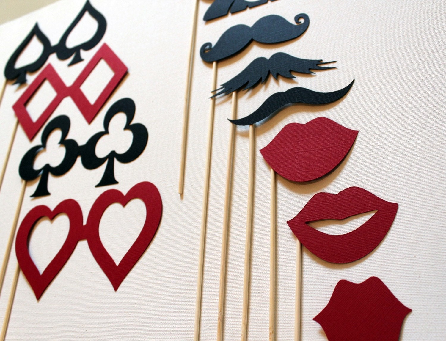 The Ultimate Casino Royale Party on a Stick Kit - Eleven Photobooth Party Props