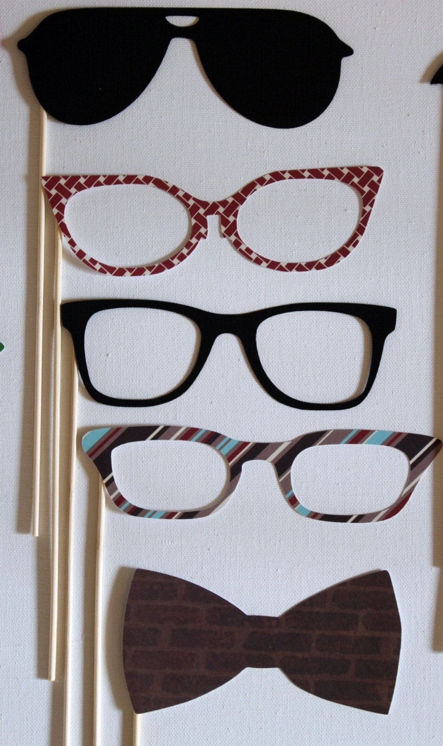 Photo Booth Props. PhotoBooth Props. Mad Men Party. Wedding Photos- Seventeen Photobooth Party Props