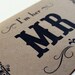 Wedding Photo Prop. Photo Booth Prop. Mustache on a Stick. Thank You and Mr. and Mrs. Kraft Double Sided Paddle Signs . Fan