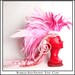 Pink Plumage... Feather and Horned Headdress
